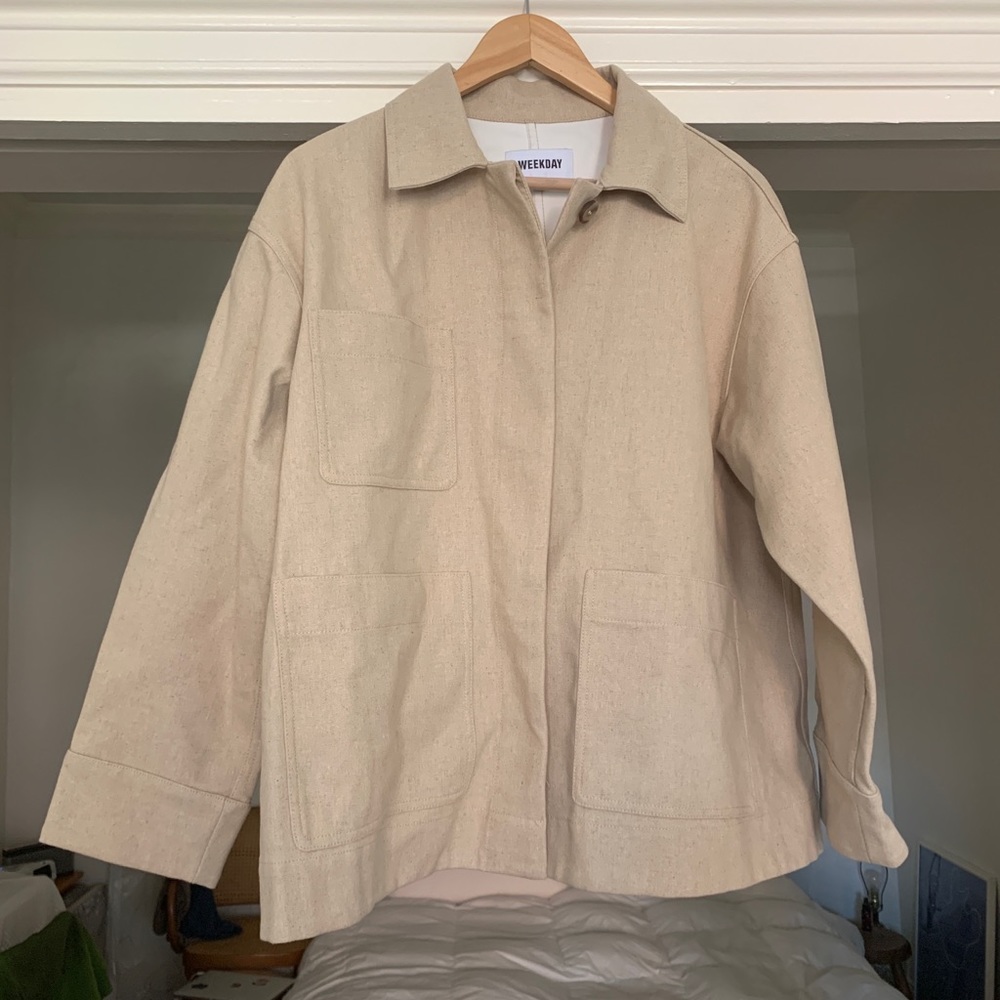 Weekday linen chore jacket